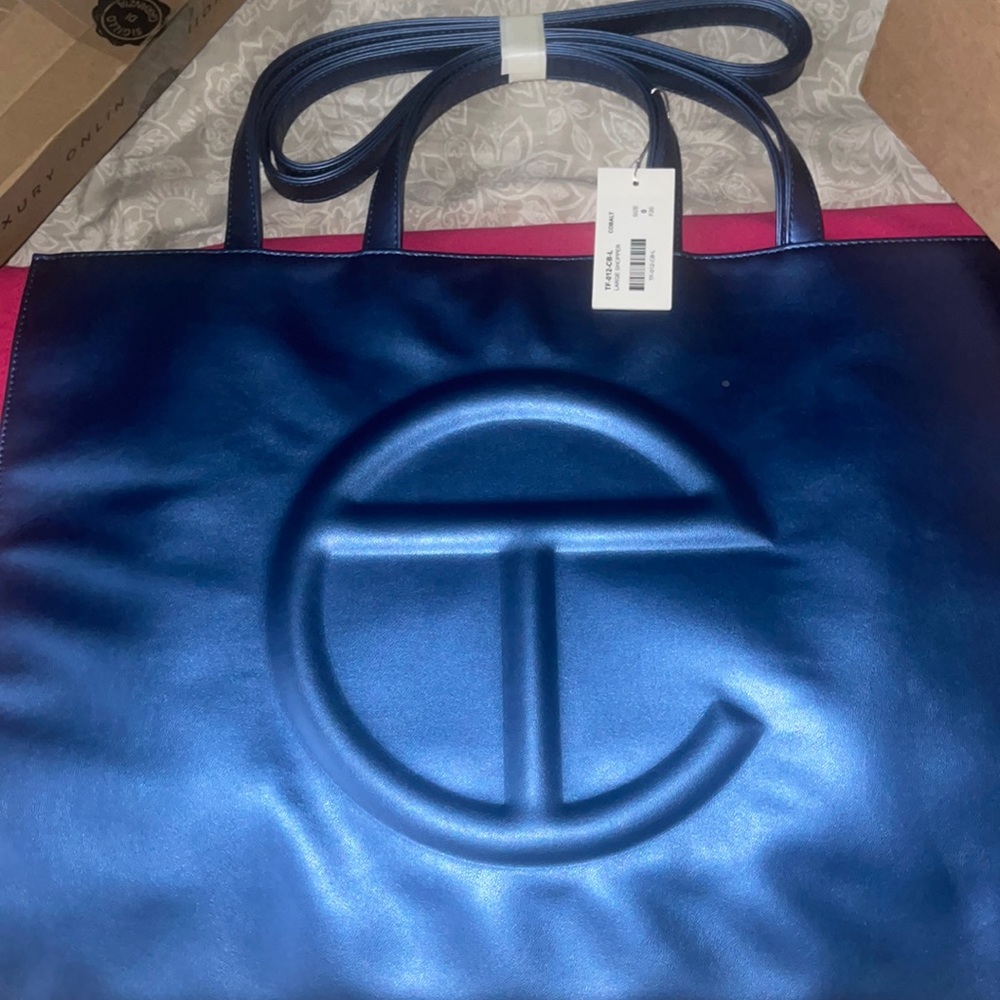 COBALT BLUE LARGE TELFAR BAG